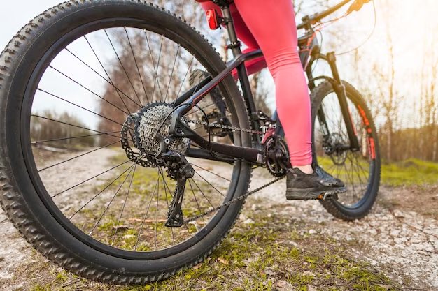 Man riding a bicycle